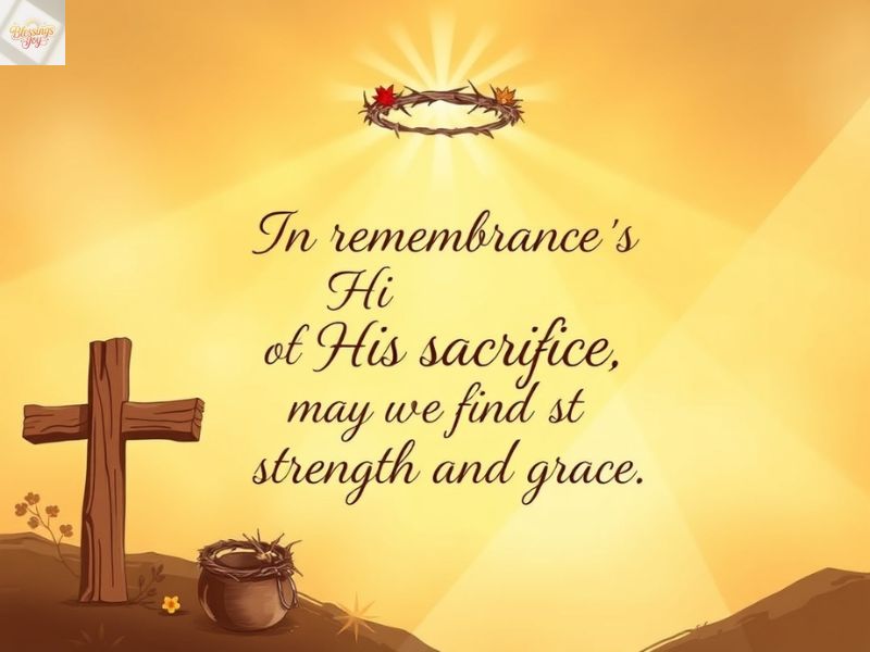 ✝️ Blessings for Reflection on Jesus’ Sacrifice