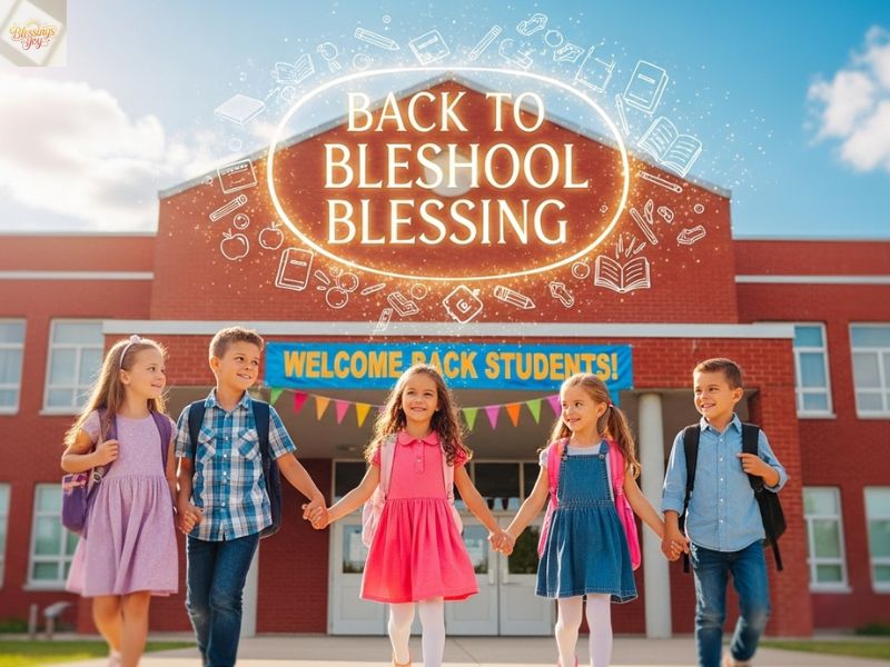 Cute Back to School Blessing