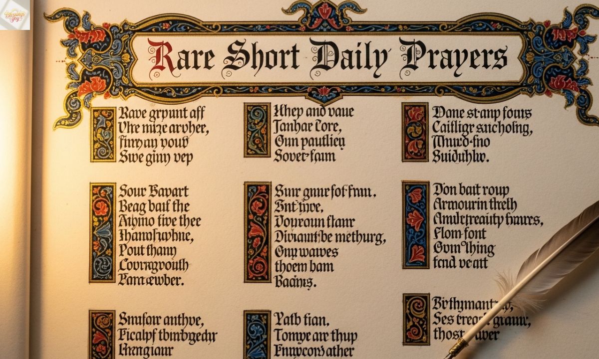 Rare Short Daily Prayers to Strengthen Your Faith Every Day