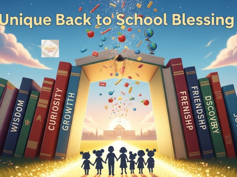 Unique Back to School Blessing