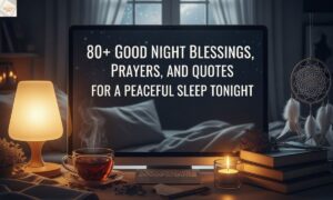 80+ Good Night Blessings, Prayers, and Quotes for a Peaceful Sleep Tonight