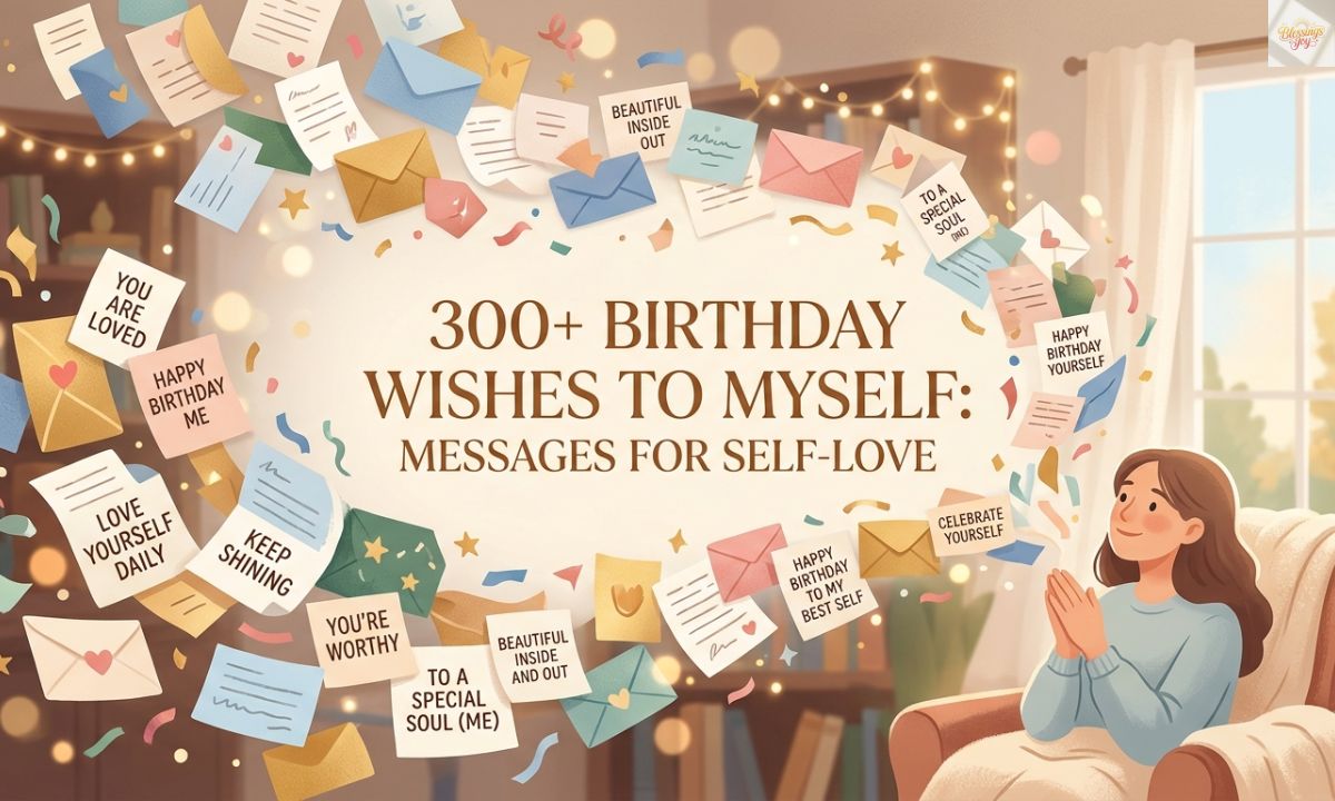 300+ Birthday Wishes to Myself Messages for Self-Love